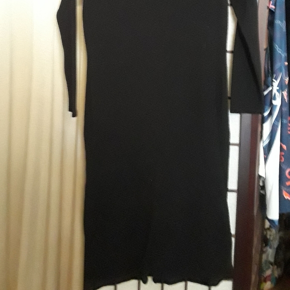 Metro Style, Sweater Dress, cold shoulders - Picture 2 of 3